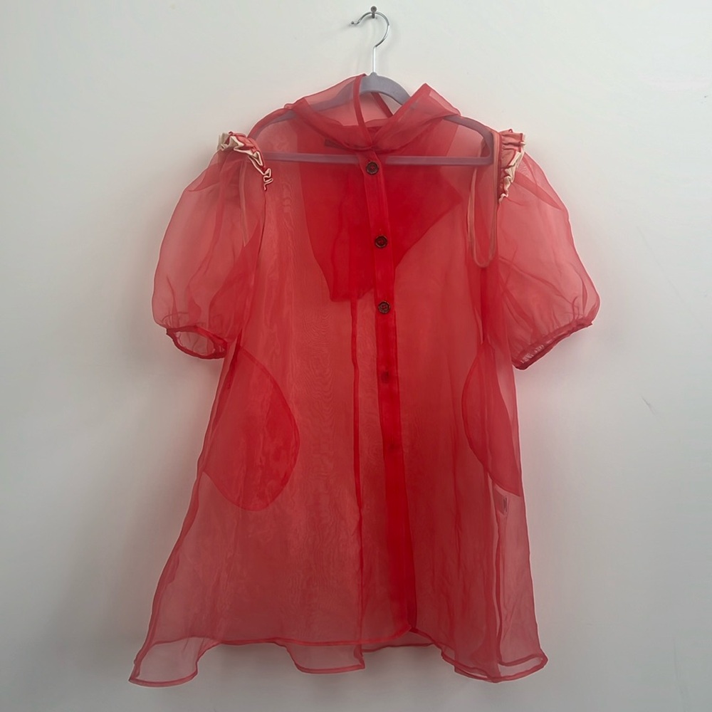 Little Creative Factory Fairytale Wrap Jacket in red